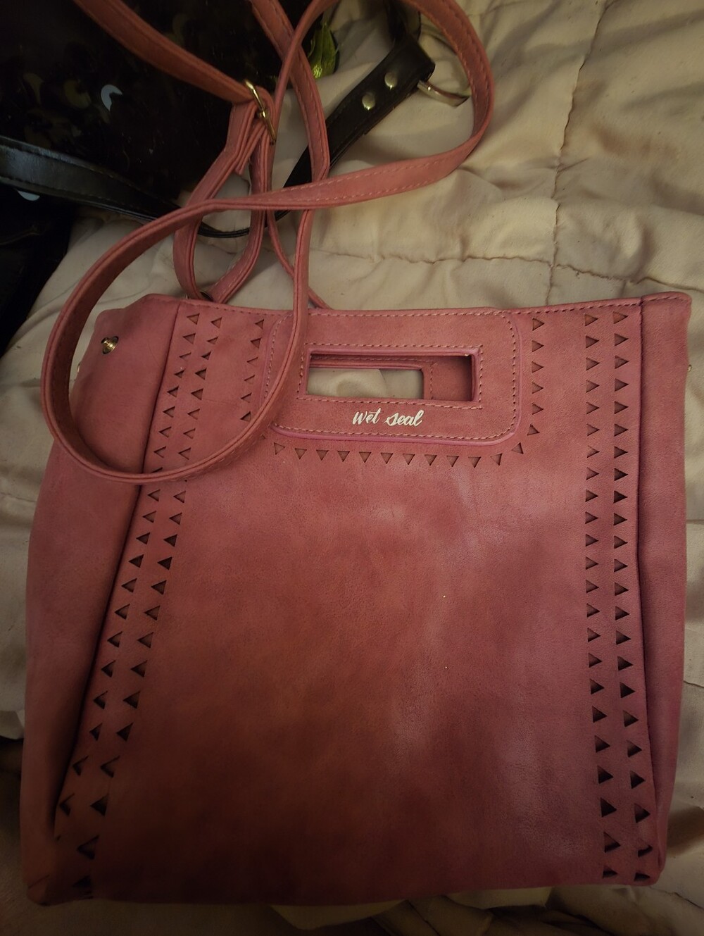 Vintage Y2K Wet Seal Pink Shoulder Bag Purse